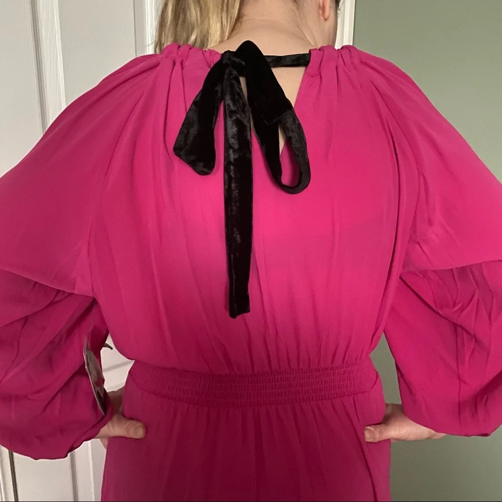 Scoop Magenta Maxi Dress - Picture 7 of 8
